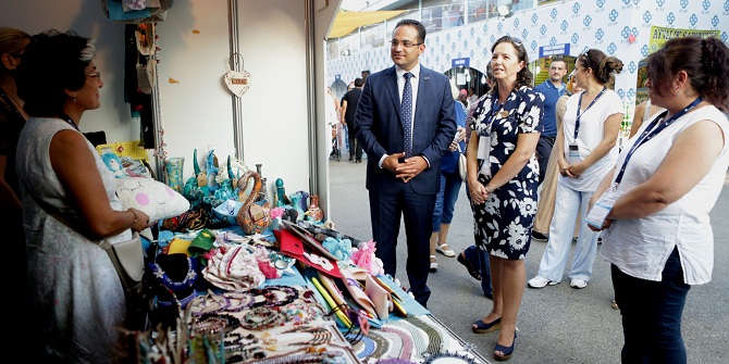 Fuara Bornovalı kadınlar damga vurdu