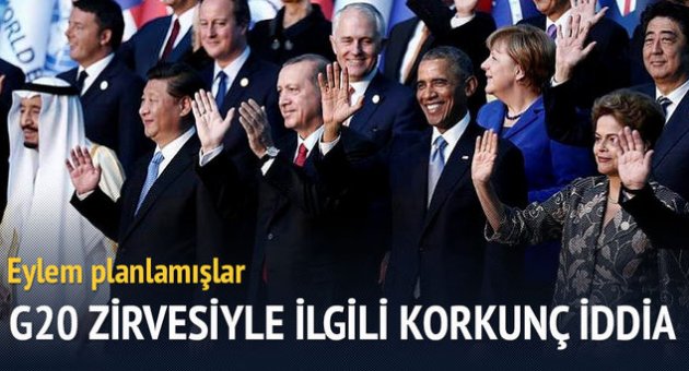 G20 zirvesiyle ilgili korkunç iddia