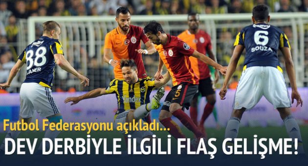 Galatasaray - Fenerbahçe derbisinin saati değişti