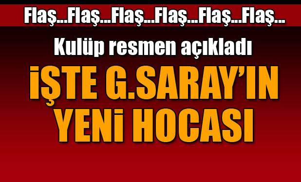 Galatasaray Yeni Hocasını Buldu