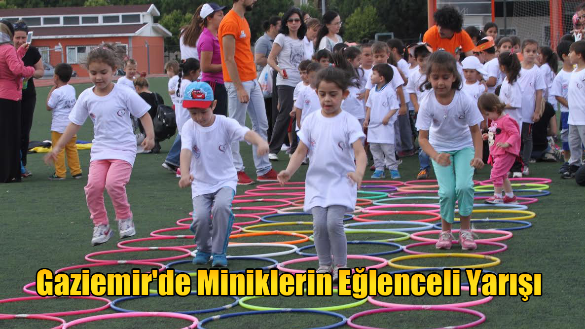 Gaziemir'de Miniklerin Eğlenceli Yarışı