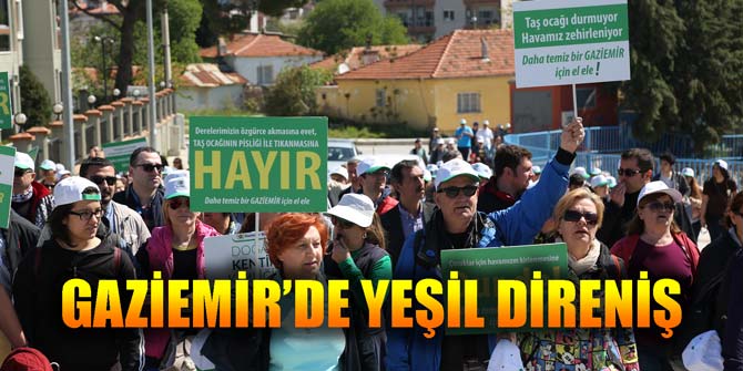 Gaziemir’de yeşil direniş