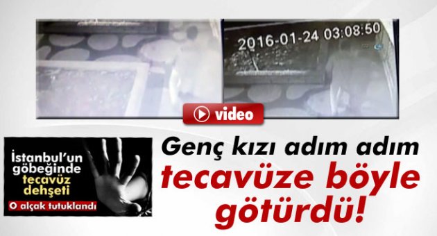 Genç kızı adım adım tecavüze böyle götürdü