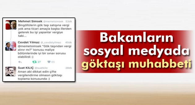 Göktaşı bakanlar arasında espri konusu oldu