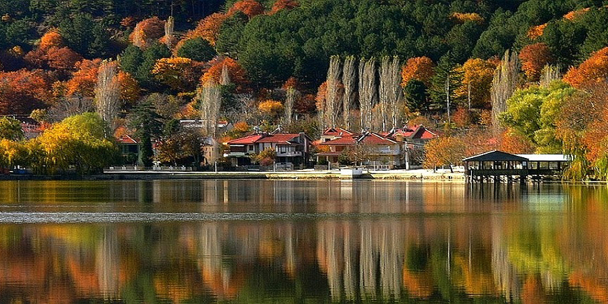 Gölcük Gölü’nde kano yapma fırsatı
