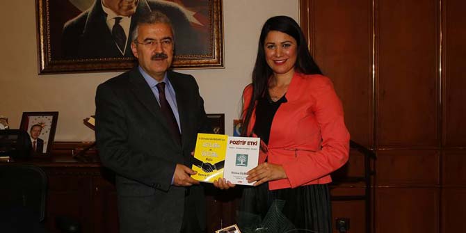 Gonca Elibol, Vali Ayyıldız'ı ziyaret etti