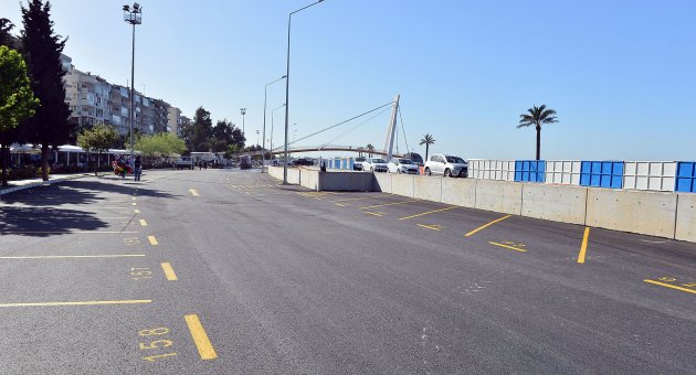 Göztepe'deki ''O'' otoparkı yeniden hizmete girdi
