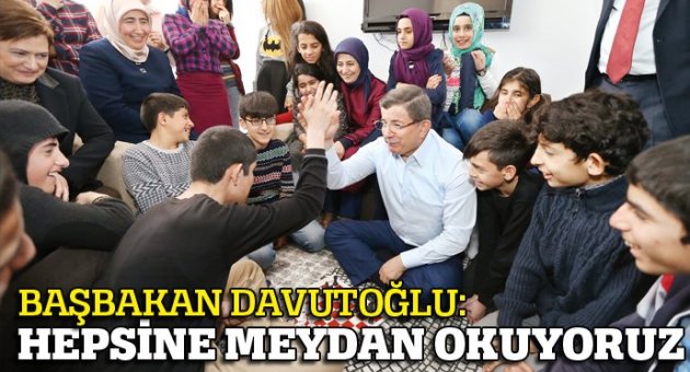 Gücünüz varsa meydan burada