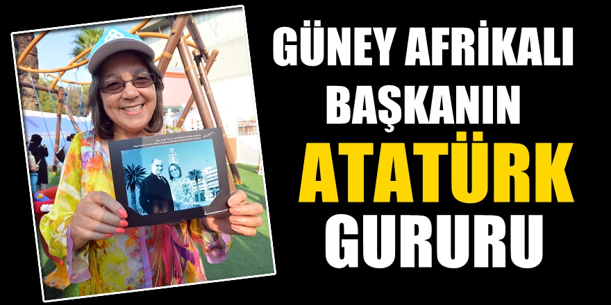 Güney Afrikalı başkanın fuar hatırası: Atatürk fotoğrafı