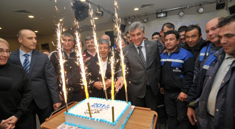 Güzelbahçe'de yeni yıl kutlaması