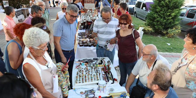 Güzelbahçe&#039;de El Sanatları Vitrine Çıktı