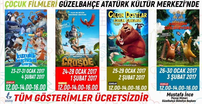 Güzelbahçe'de Öğrencilere Sinema Ücretsiz