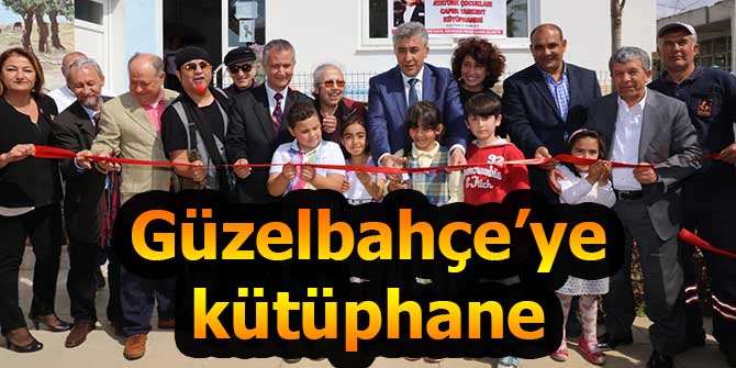 Güzelbahçe’ye kütüphane