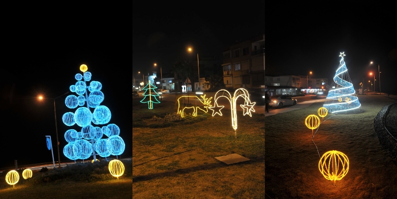 Güzelbahçe yılbaşı öncesi ışıl ışıl