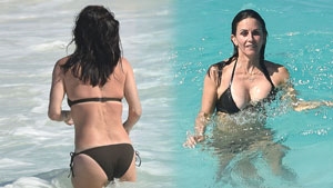 güzelliği ve fiziğiyle nefes kesti.