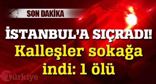 Hainler İstanbul'da sokağa indi: 1 ölü!