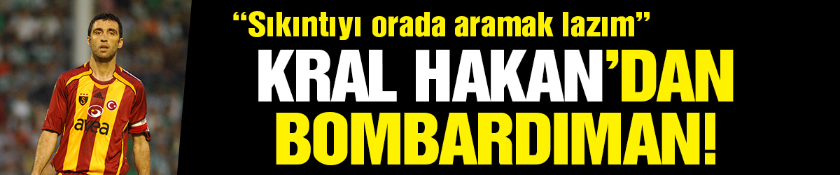 Hakan Şükür’den futbolculara bombardıman!