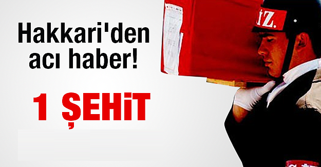 Hakkari'de bir polis daha şehit oldu