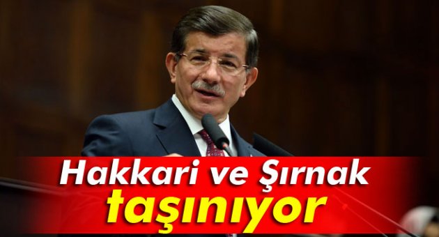 Hakkari ve Şırnak taşınıyor