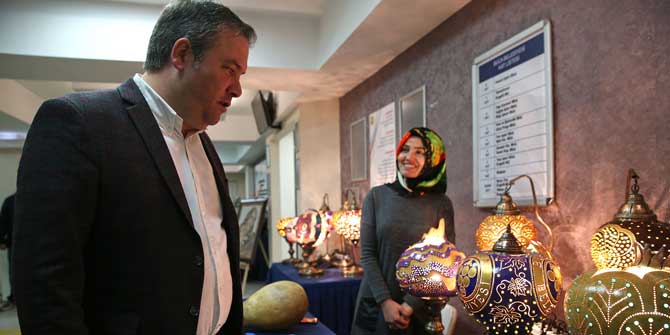Halfeti’nin el sanatları Buca’da sergileniyor
