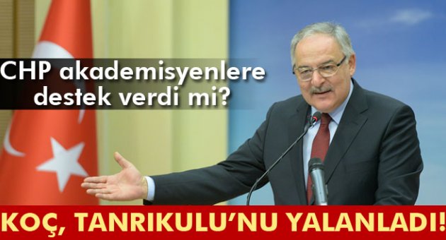 Haluk Koç, Sezgin Tanrıkulu'nu yalanladı