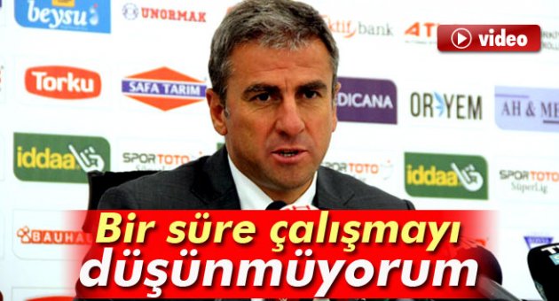 Hamza Hamzaoğlu: &#039;Bir süre çalışmayı düşünmüyorum&#039;
