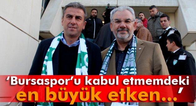 Hamza Hamzaoğlu: 'Bursaspor’u kabul etmemdeki en büyük etken taraftarın potansiyeli'