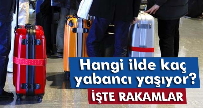 Hangi ilde kaç yabancı yaşıyor?