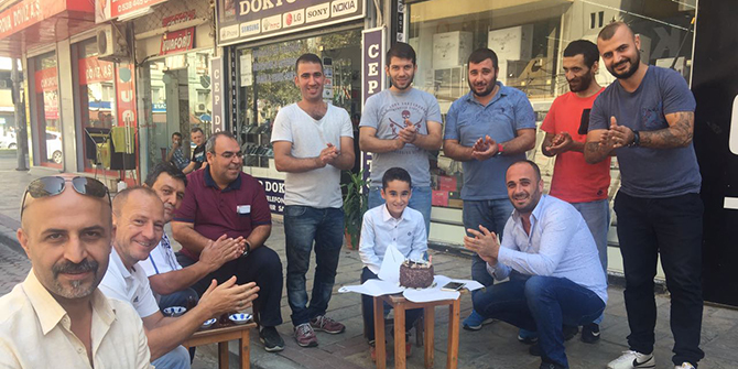 Hasan Güleç 8. yaşına sürprizle girdi