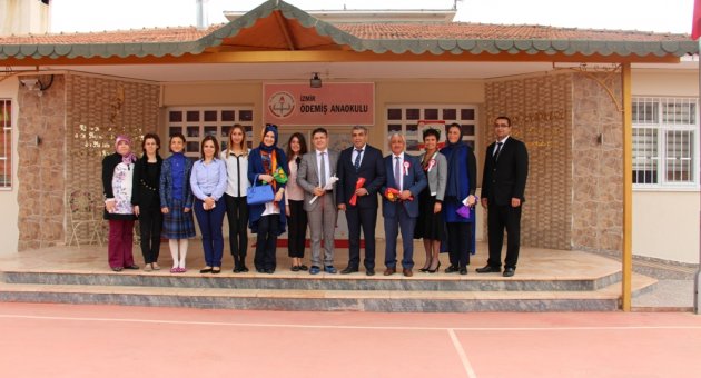 Hasan Gürgen,öğretmenler gününde öğretmenleri ziyaret etti.