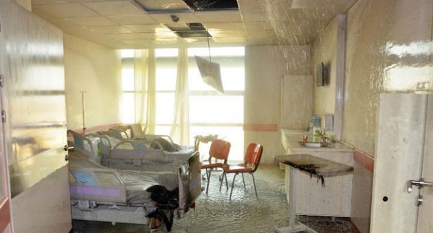 Hastanede yangın paniği