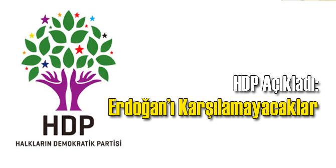 HDP Meclis'te Erdoğan'ı Karşılamayacak