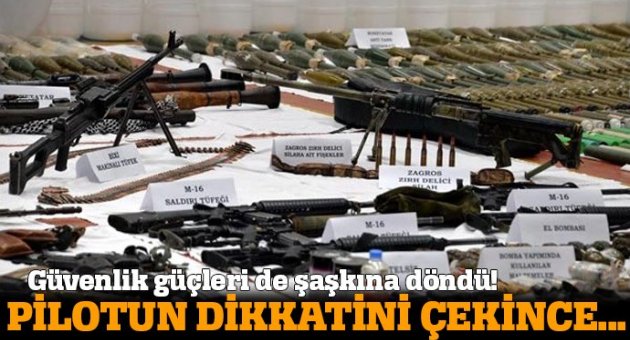 Helikopter pilotu fark etmiş