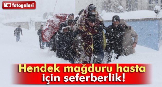 Hendek mağduru kadın için seferberlik