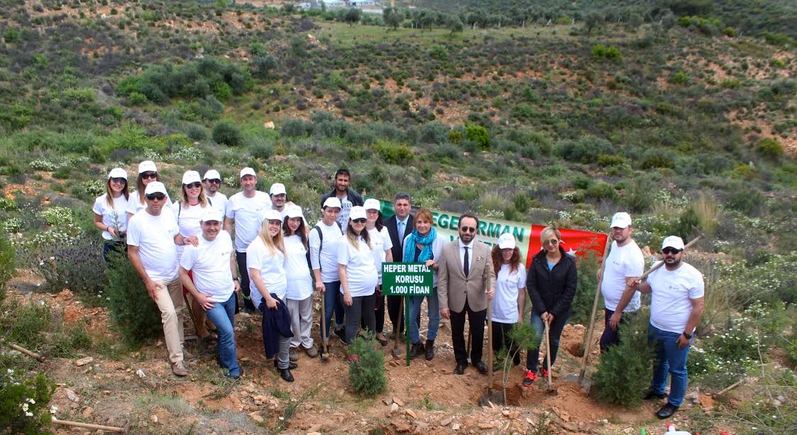 Heper Metal’den doğaya bin fidanlık katkı