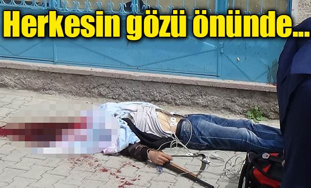Herkesin gözü önünde canına kıydı
