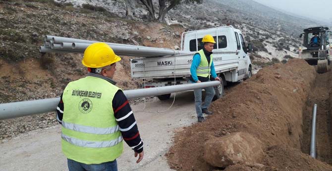 Hıdırağa'ya Yeni İçme Suyu Hattı
