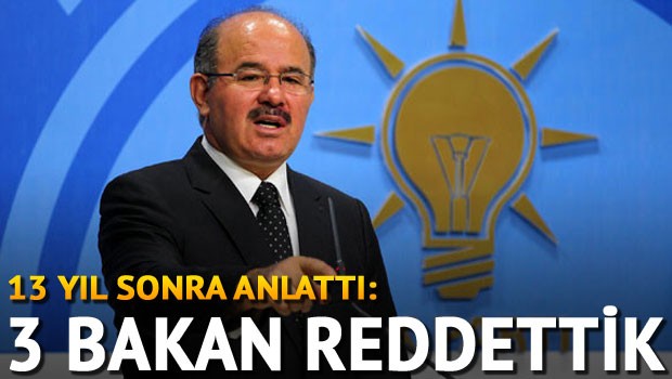 Hüseyin Çelik: '1 Mart tezkeresine 3 bakan ret oyu verdi'