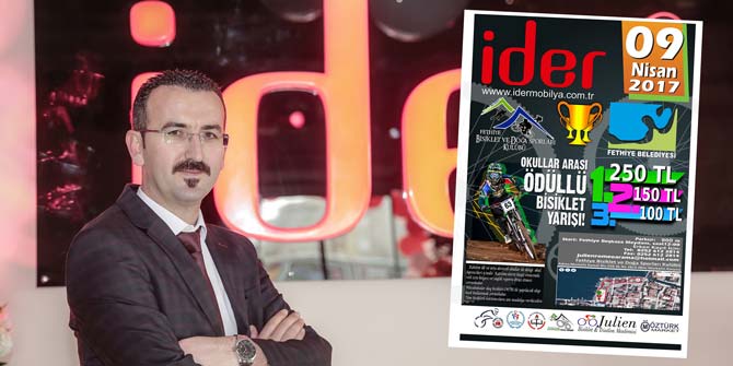 İder Mobilya, Okullar Arası Bisiklet Yarışı’na sponsor oldu