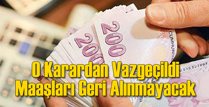 İhraç Edilenlerden Maaş İstenilmeyecek