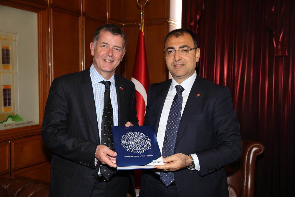 İngiltere’nin Ankara Büyükelçisi Richard Moore’den Vali Toprak’a Nezaket Ziyareti