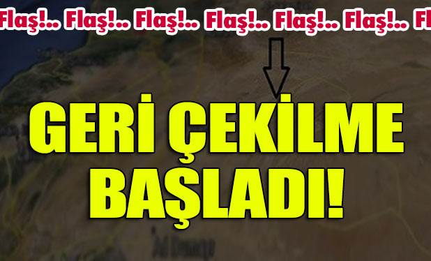 IŞİD geri çekiliyor!