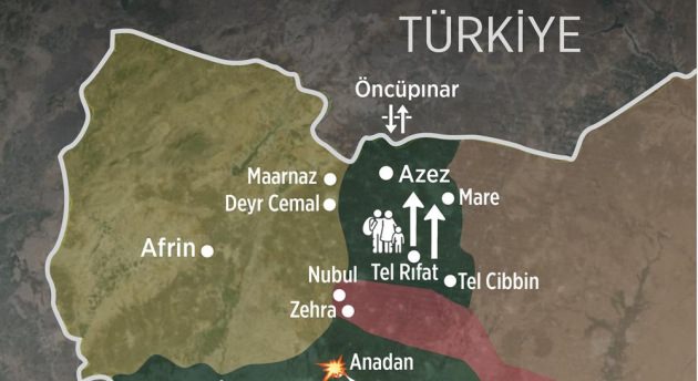 IŞİD'ın Kuşattığı Mare'de Kuşatma Yarıldı