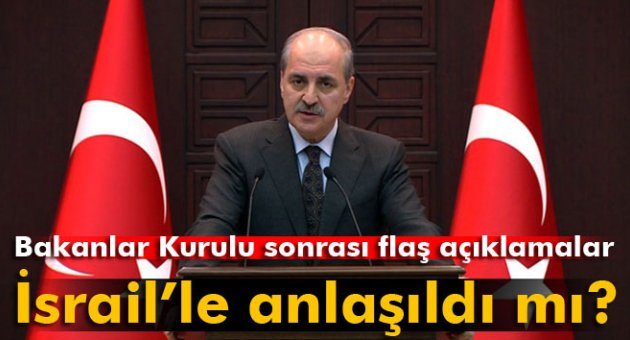 İsrail’le anlaşıldı mı ?