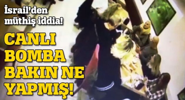 İsrailliler kahvaltı taparken canlı bomba kapıda beklemiş