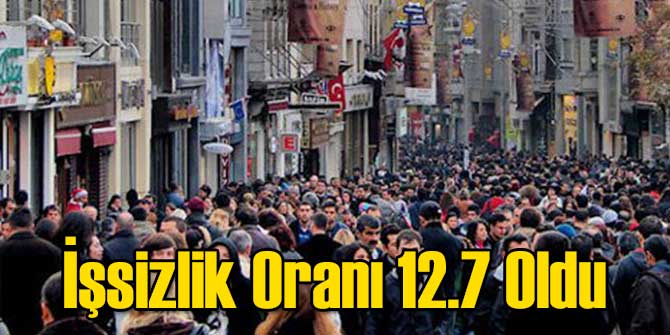 İşsizlik Oranı Yüzde 12.7'ye Çıktı