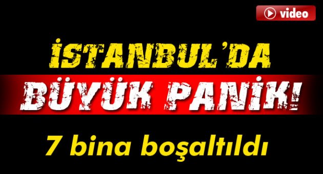 İstanbul'da göçük: 7 bina boşaltıldı