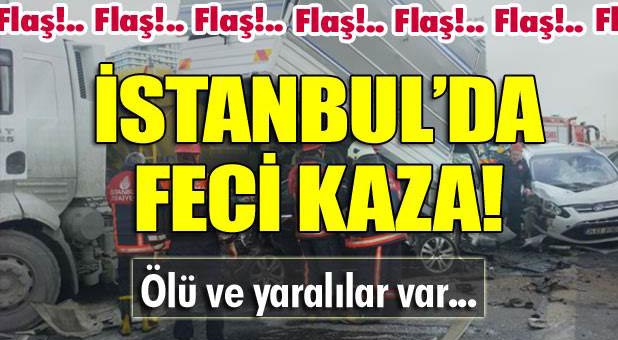 İstanbul'da zincirleme kaza