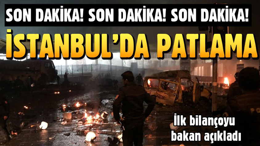 İstanbul Beşiktaş&#039;ta patlama