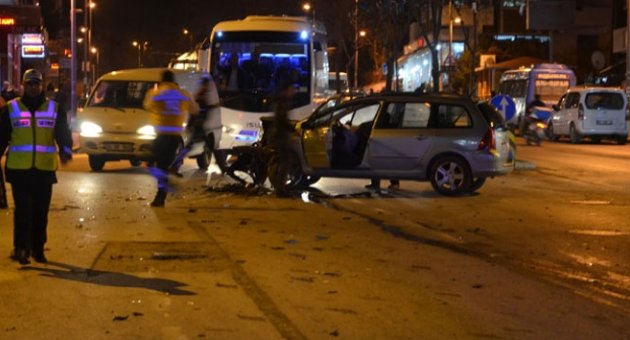 İstanbul’da inanılmaz kaza: 2 yaralı